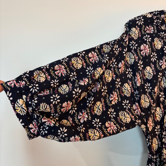 Ladies Umgee Medium tunic dress multi coloured embroidery tassels travel boho - Picture 7 of 12